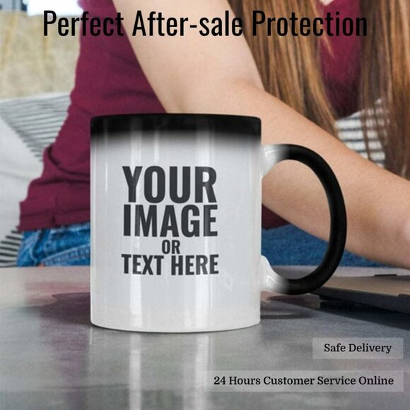 Color Changing Coffee Mugs 11oz Sublimation Mugs Magic Mug Heat Sensitive Coffee - Picture 6 of 6